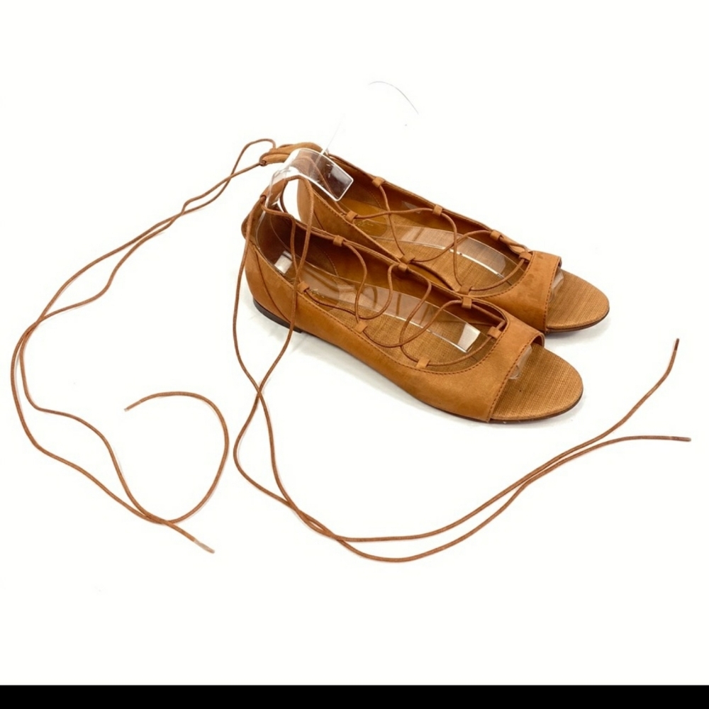 Miss Albright Anthropologie Lace Up Sandals